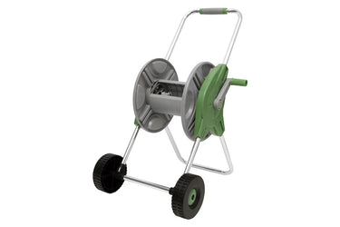 Cofan – Enrollador de Manguera con Ruedas | Carro Portátil para Jardín | Transporte Cómodo y Antigoteo